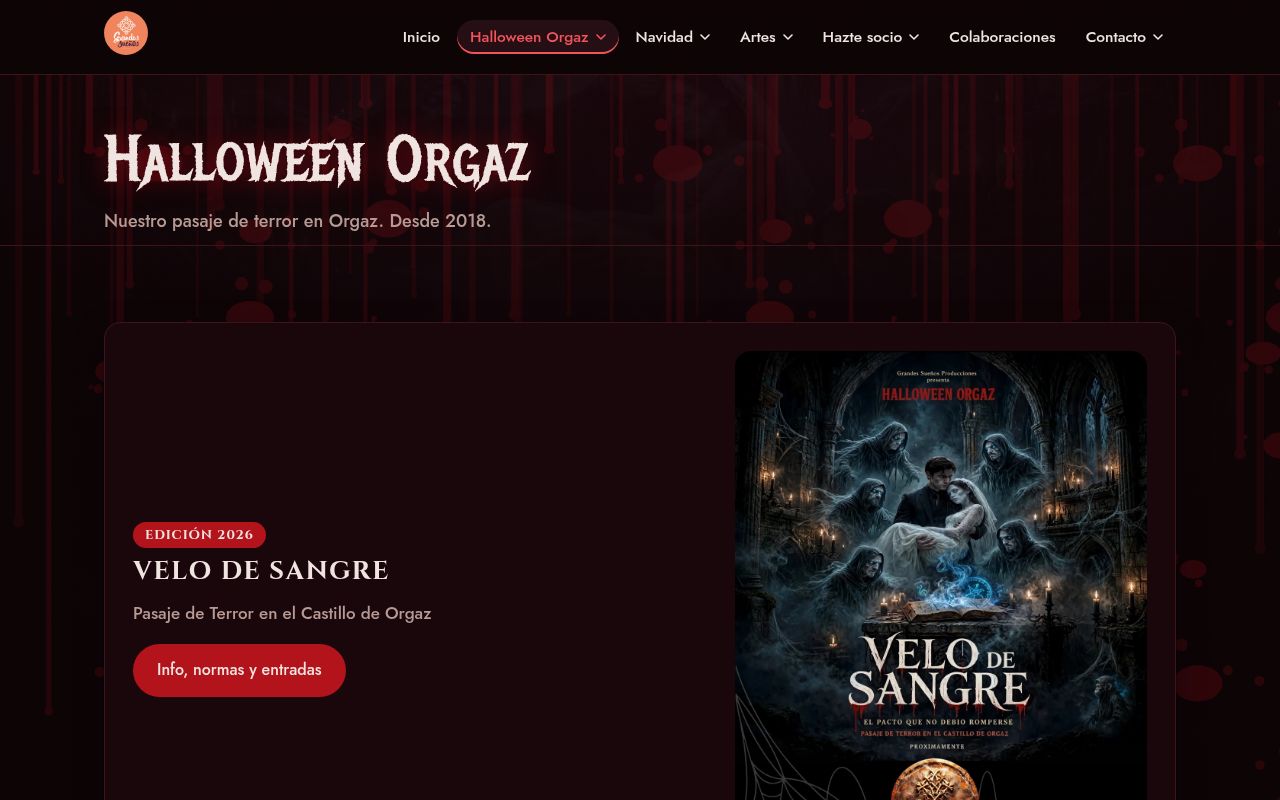 Halloween: oscuro, y la sangre gotea