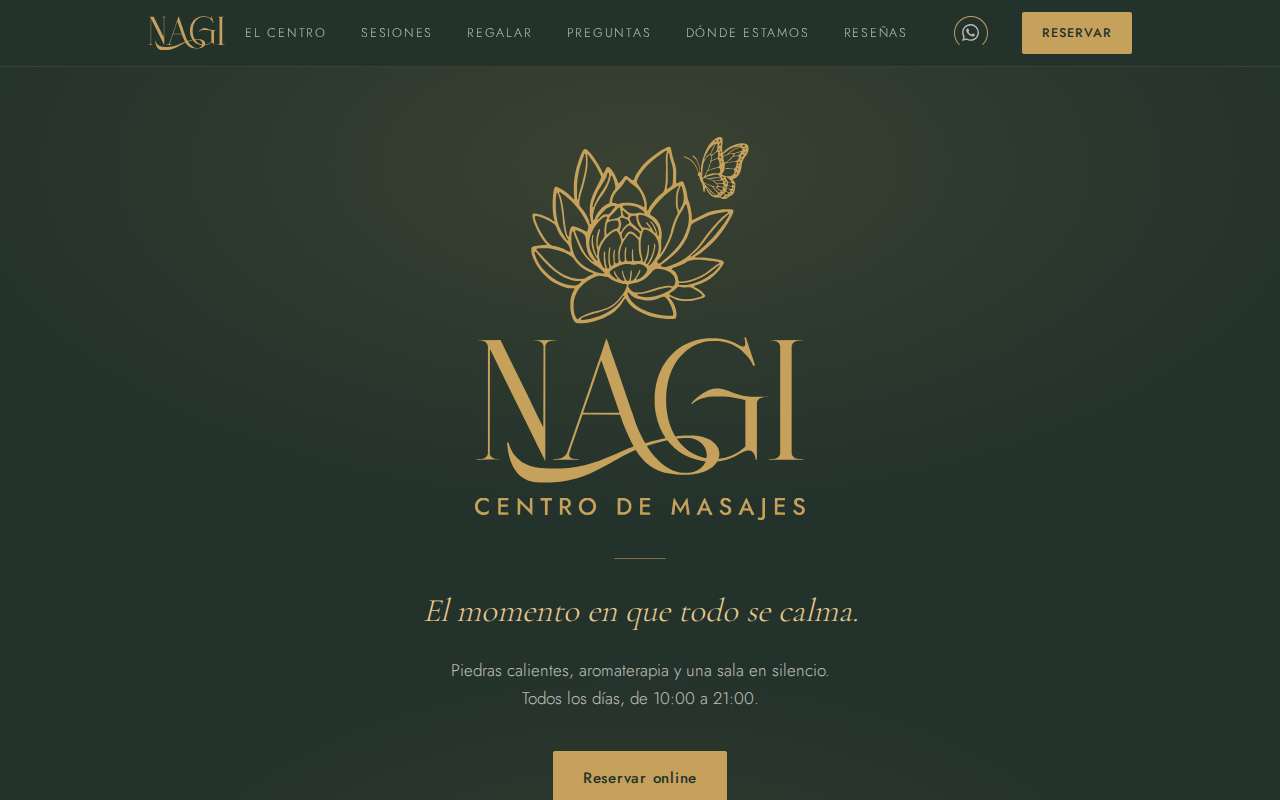 La portada de nagimasajes.es